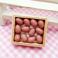 迷你家具模型配件之一木盒子雞蛋每個特價85元