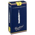 §唐川音樂§【Vandoren Traditional Saxophone Soprano Reeds 薩克斯風 傳統藍盒 高音 竹片 10片裝】(法國製)