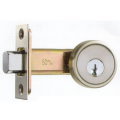 《 L.S 》麥金LS日規木門補助鎖 輔助鎖 房間門 門鎖 S-5-N 有鑰匙/白鐵色