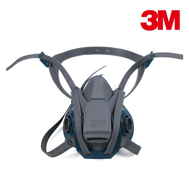 3M 防毒面具 6502 防毒口罩 快速配戴式 舒適長戴型矽膠材質 防毒面罩 可搭6000系列濾罐 6502-QL