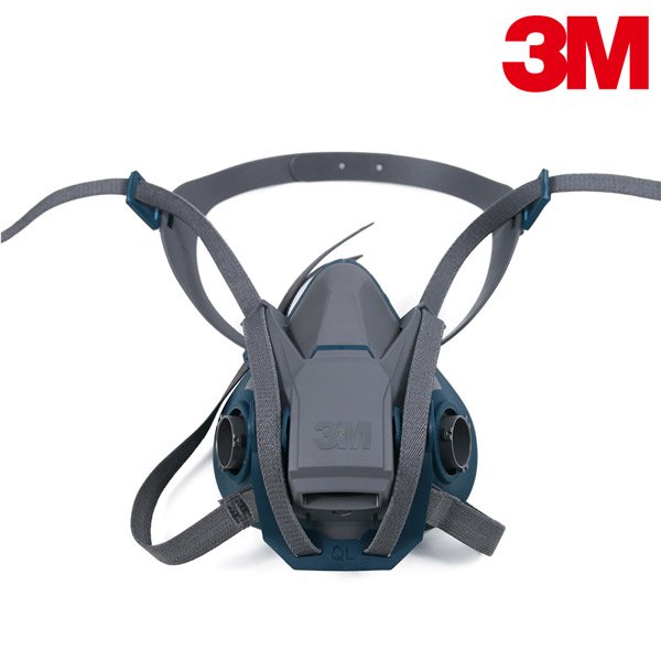 3M 防毒面具 6502 防毒口罩 快速配戴式 舒適長戴型矽膠材質 防毒面罩 可搭6000系列濾罐 6502-QL