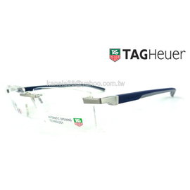 嚴選眼鏡#= TAG Heuer 豪雅= 無框無邊磁附式鏡腳鈦法國製公司貨0841
