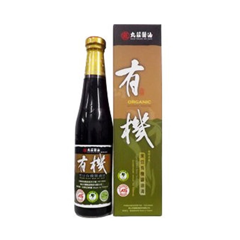 【丸莊】有機黑豆醬油清(420ml/瓶)