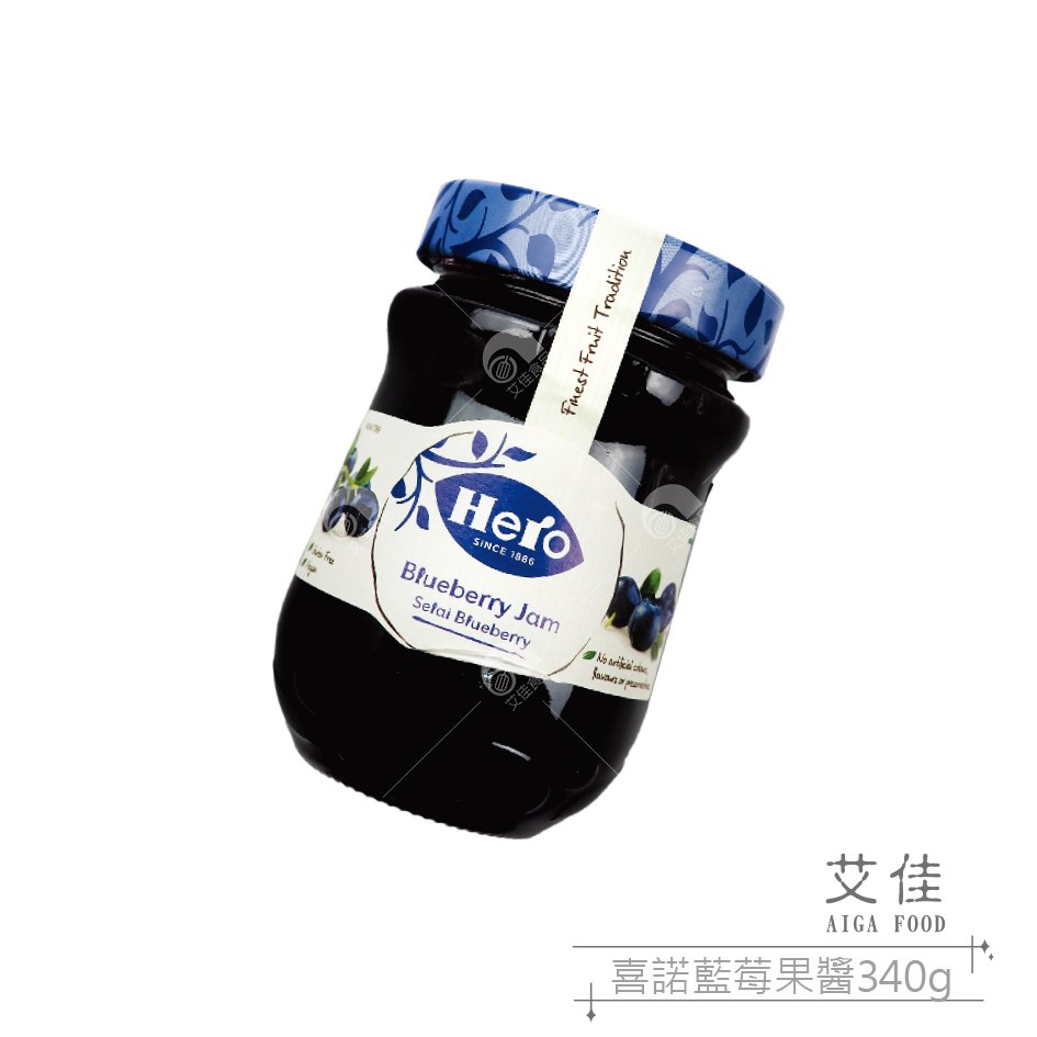 【艾佳】喜諾藍莓果醬340g/罐