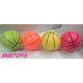 sns 古早味 懷舊童玩 塑膠籃球 小籃球 塑膠球 小球(1組4粒)11x11cm