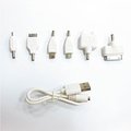 USB萬用充電線頭6+1組-適用於Nokia/SE/Mini/Micro/iPhone4充電器及多款行動電源