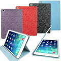 L61宮廷花支架iPad Air (iPad5)平板皮套(加贈螢幕保護貼)