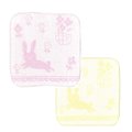 《日本毛巾》【接觸冷感】日本製 ECO涼感方巾 (兔子)