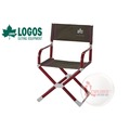 探險家戶外用品㊣NO.73171000 日本品牌LOGOS Premium 金牌 極太平面鋁合金導演椅 野營椅折疊椅折合椅休閒椅