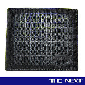 Backbager 背包族【 THE NEXT 】質感軟夾 方形壓紋進口牛皮 具備多功能性皮夾 短夾/卡片/證件夾 TN-W1006