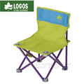 【日本 LOGOS】雙色野營椅.童軍椅.導演椅.折疊椅.摺疊椅.折合椅/新式收納束帶設計.開合收納迅速/73170012 綠/藍