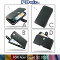 ＊PHONE寶＊ PDair Acer Liquid S2 S520 側翻 / 下掀式皮套 手拿直式 腰掛橫式皮套 可客製顏色