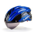 【GVR】磁吸式鏡片 G203V 追風II-幻影系列-藍 內搭抗菌防臭防蟲網軟墊 [G203ORG-R] 自行車安全帽
