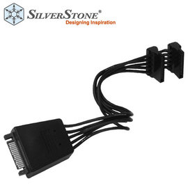 銀欣 SilverStone SST CP06 E2 SATA 電源線 1公2母