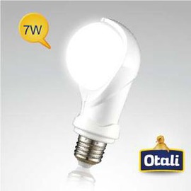E27 Otali 7W 側旋燈泡 (白光/黃光)(6入)