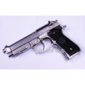 【Hunter】全新台灣製WE(偉益)全金屬 M9A1 瓦斯BB槍~新版電鍍銀單連發