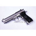 【Hunter】全新台灣製WE(偉益)全金屬 M9 瓦斯BB槍~新版電鍍銀單連發