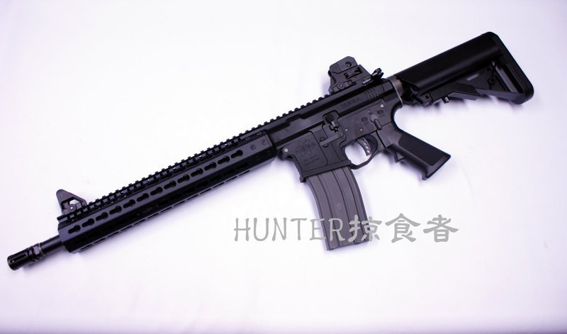 Hunter】全新KWA/ KSC PTS MEGA ARMS MKM AR 15 GBB瓦斯卡賓槍~鋼製槍