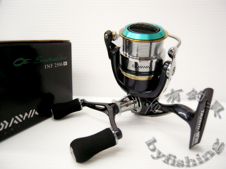 ◎百有釣具◎DAIWA Emeraldas INF 2506W (雙手把) 軟絲路亞專用捲線器