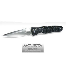 和風紳士折刀-人工大理石柄-#MCUSTA MC-123