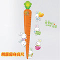 身高尺 Loxin胡蘿蔔身高尺壁貼 水果造型身高壁貼