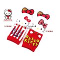 日潮夯店 日本正版Hello Kitty 凱蒂貓 立體 耳朵 造型 大人可穿 船形 襪子 短 襪子23~25cm
