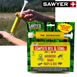 【美國 Sawyer】美國製 The Extractor Pump Kit 急救用毒液吸取器/ 可吸取毒蛇、蜜蜂、蚊蟲等叮咬的毒液 / B6B(缺貨中)