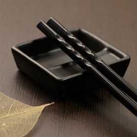 JoyLife 美耐波紋筷10雙組-黑色(MF0303D)