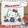 《軒恩株式會社》KITTY 日本製 手帕 毛巾 毛巾罐 收納罐 姓名貼 毛巾罐 401671