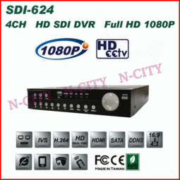 促銷 台灣公司SDI-624-4路 Full HD數位錄放影機-內建HDMI及VGA輸出-3G/GPRS手機監控畫面