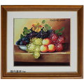 水果畫果實畫-11(羅丹畫廊)含框65X75公分(100％手繪)