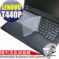 【EZstick】Lenovo ThinkPad T440P 系列 專利透氣奈米銀抗菌TPU鍵盤保護膜