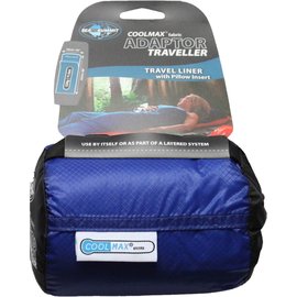 ├登山樂┤澳洲 Sea To Summit Coolmax Adaptor Traveller 濕氣調節睡袋內套-藍色 # STSACMAXYHA