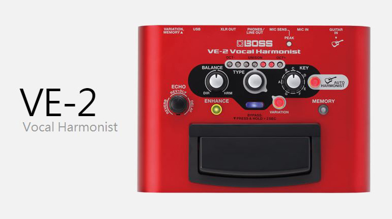 全方位樂器】Boss Vocal Harmonist 人聲效果器合音器VE-2 VE2 - PChome