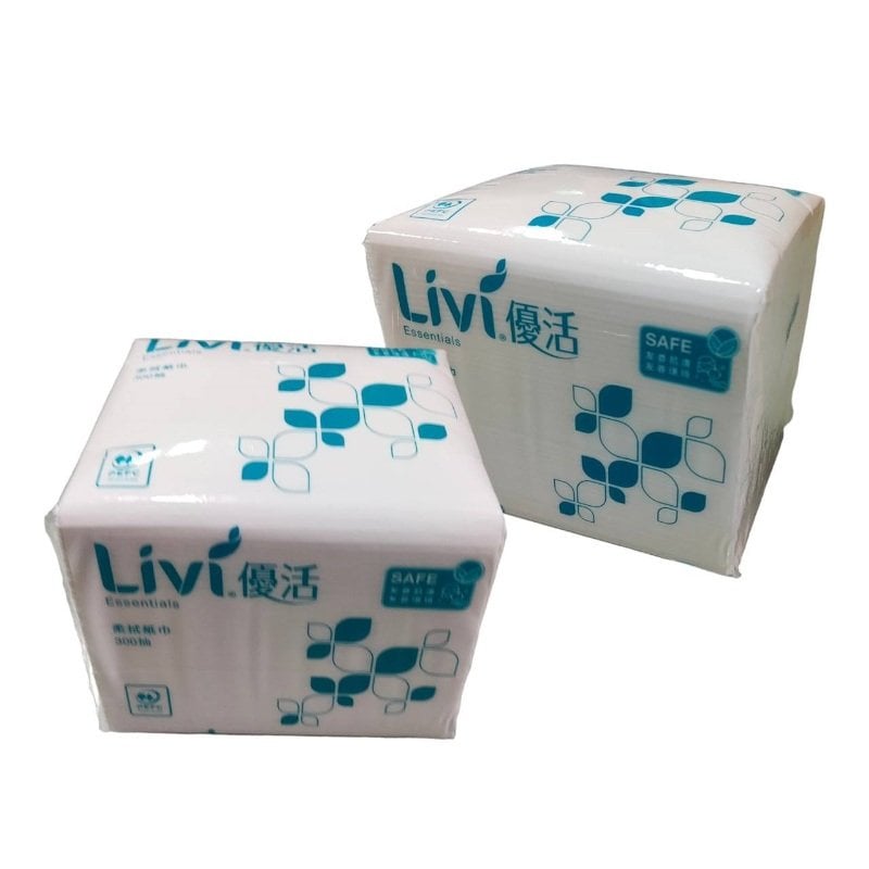 Live優活300小抽 8包/串 小抽 衛生紙 台灣製 抽取式衛生紙