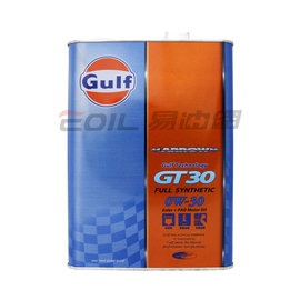 【易油網】日本原裝 海灣 GULF ALLOW GT30 0W30 全合成機油 四公升鐵罐