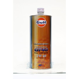 【易油網】日本原裝 海灣 GULF ARROW GT40 5W40 全合成機油 一公升鐵罐