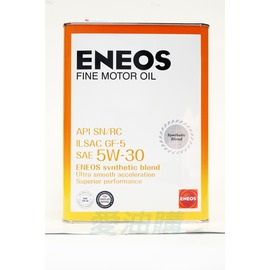 【易油網】日本原裝 新日本石油 ENEOS FINE 5W30 合成機油 4公升鐵罐