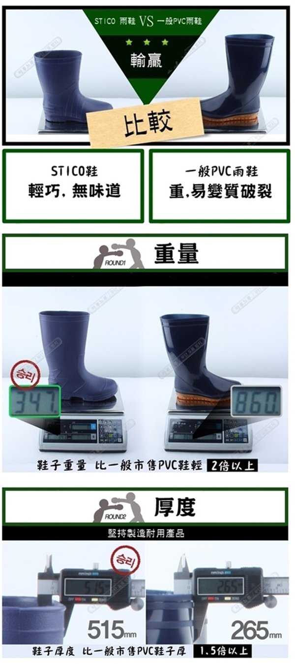 防滑鞋韓國STICO 奈米陶瓷特殊防滑安全雨鞋(MADE IN KOREA) 白色長形WBM01 - PChome 商店街