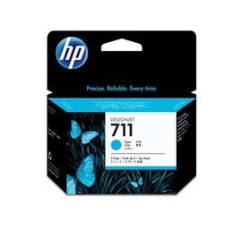 HP NO.711 原廠藍色墨水匣三入一組 CZ134A (29ml *3) 適用:HP T520/T120