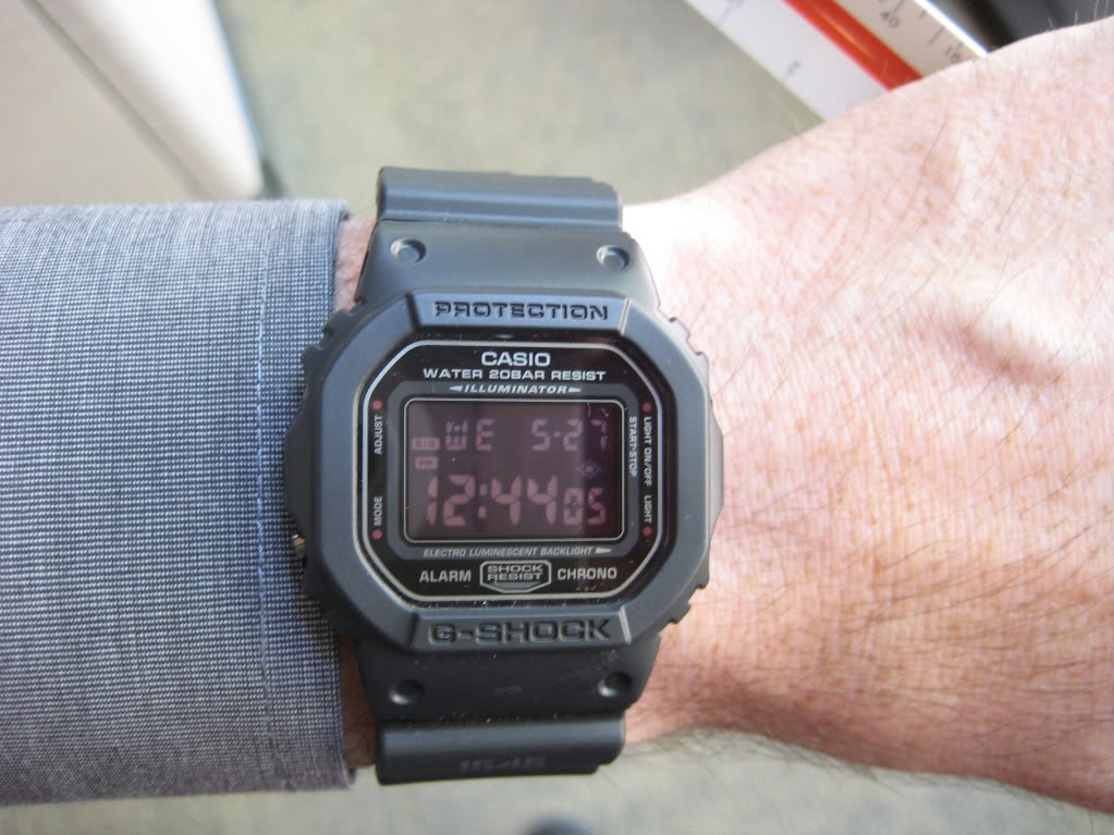 G-SHOCK CASIO卡西歐軍事武裝軍用運動腕錶型號： DW-5600MS-1DR【神梭