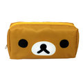 拉拉熊方型收納包 大臉款 Rilakkuma 懶懶熊 化妝包 旅行包 筆袋 SAN-X 日本 iaeShop