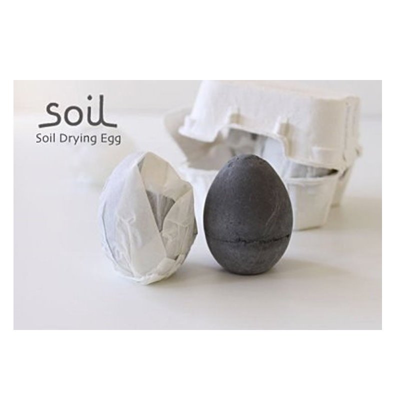 日本製 Soil 珪藻土濕度調節 除濕乾燥蛋(單顆) 調濕脫臭＊db小舖＊