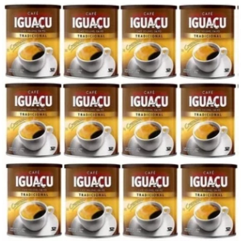 《12瓶》巴西 Cafe Iguacu 伊瓜蘇 頂級冷凍顆粒即溶咖啡 200g 黑咖啡 研磨細粉＊db小舖＊