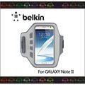 弘達影音多媒體 Belkin 運動臂套 三星Galaxy Note 2 防水 運動 手機臂套 潛水布 - 灰 防水套 運動臂套