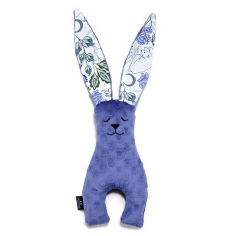 波蘭 La Millou Mr. bunny 安撫兔 23cm 藍紫色 新生兒禮 彌月禮 原裝麻布袋＊db小舖＊