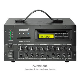PA-200R/CD3SU POKKA200W攜帶式/車上型廣播擴大機/一年保固R