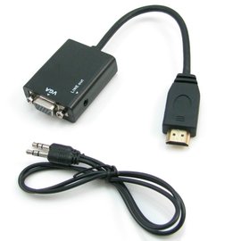 Hdmi To Vga 音頻輸出轉接線hdmi訊號輸入轉成vga螢幕輸出適用 手機平板顯示器液晶電腦及投影機lcd Pchome商店街 台灣no 1 網路開店平台