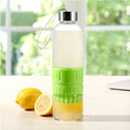 【ENNE】多功能魔力鮮榨玻璃檸檬隨手瓶500ml/顏色隨機
