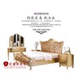 [紅蘋果傢俱] HT-805 新古典 實木雕花 歐式床 五尺/六尺 雙人 床架 床台 工廠直營
